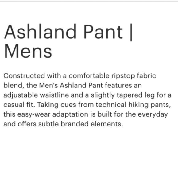 Herschel Supply‎ Co. Pants Ashland Navy Blue Ripstop Cotton Outdoor Hiking XL - Picture 7 of 16